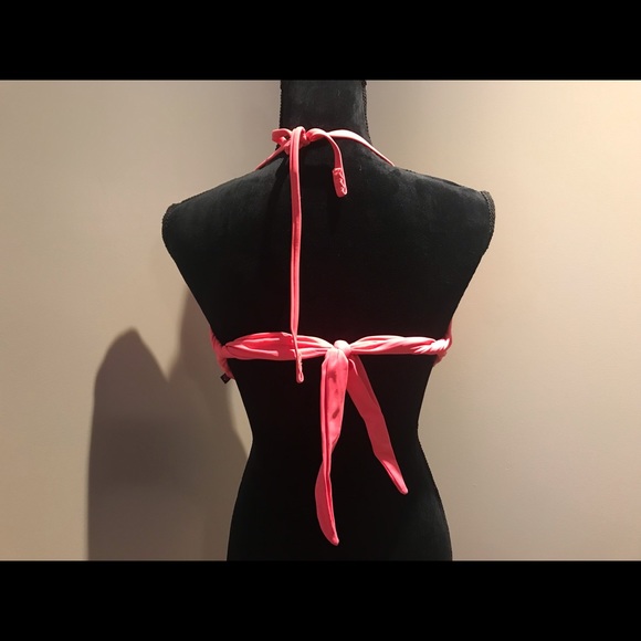 Coral pink bikini top - Picture 2 of 5